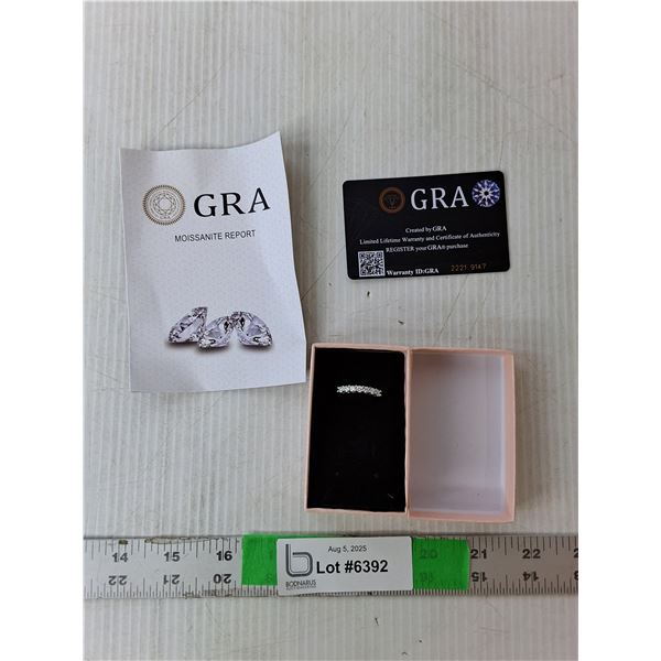 Moissanite Ring- 8, Cannot Authenticate