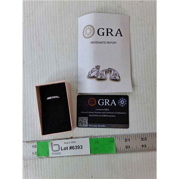 Moissanite Ring- 7.5, Cannot Authenticate