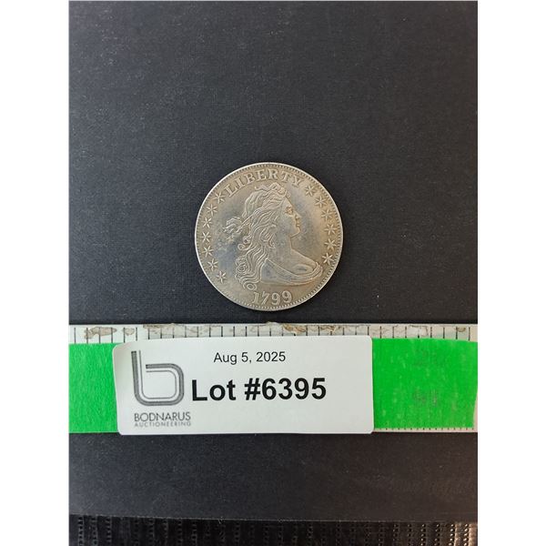 U.S. Silver Dollar- 1799, Cannot Authenticate