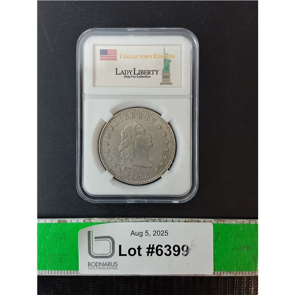 U.S. REPLICA Lady LIberty Silver Dollar- 1796