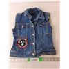 Image 1 : *Child's Bikers Against Child Abuse Denim Vest- 8