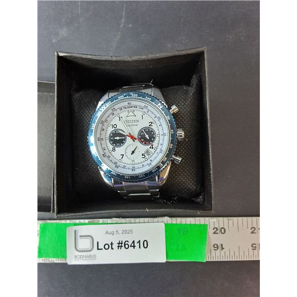 Men's Citizen Eco-Drive Watch- Working, Cannot Authenticate