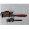 Image 2 : (2) Pipe Wrenches Up to 14" Long