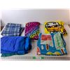 Image 1 : (3) Beach Towels, Twin Bedsheet & Picnic Blanket