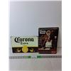 Image 1 : (2) Metal Signs- Corona Extra & Coors/E.T. 12" x 8"
