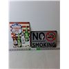 Image 1 : (2) Metal Signs- No Smoking & Canada Dry- 12" x 8"