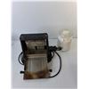 Image 3 : Vintage Toaster- Powers On, Glass Jar with Lid, Tray 12.5" & (2) Cups