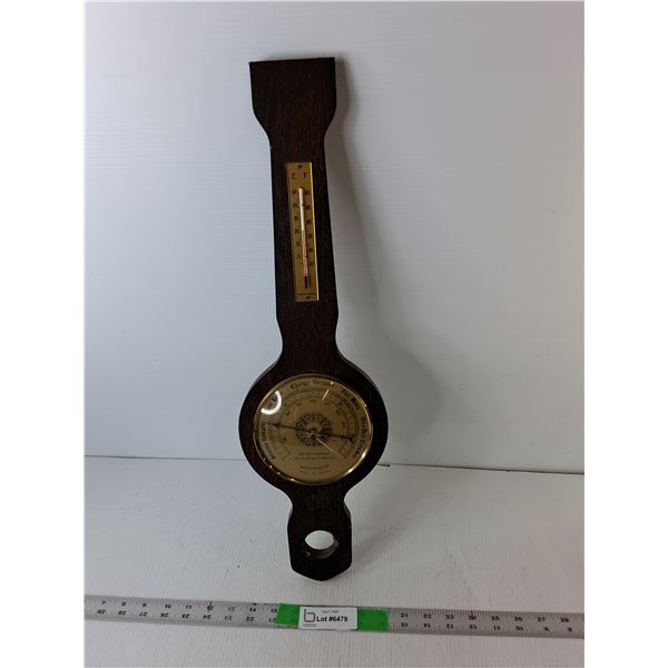 Wooden Barometer 23" Long