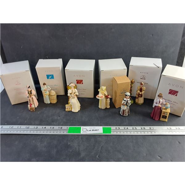 Avon Presidents Club Mrs Albee Porcelain Figurines