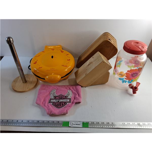 Rival Waffle Maker - Tested, Wooden Knife Holders, Paper Towel Holder, Harley Davidson Baby Bottoms