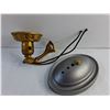 Image 2 : Vintage Brass Wall Lamp - As Is