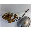 Image 3 : Vintage Brass Wall Lamp - As Is