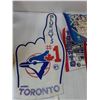 Image 2 : (3) Toronto Blue Jays Flags & Blue Jays #1 Finger