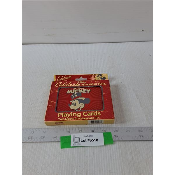 Two Decks Of Mickey Mouse Playing Cards