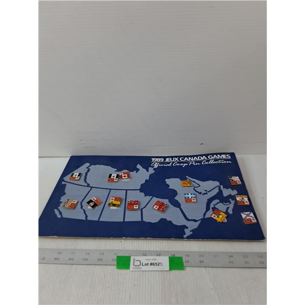 1989 Jeux Canada Game Official Co-op Pin Collection