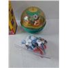 Image 2 : Fisher Price Roly Poly Chime Ball, UNO Stacko, Cocomelon  Bath Bombs & Toy Smurfs