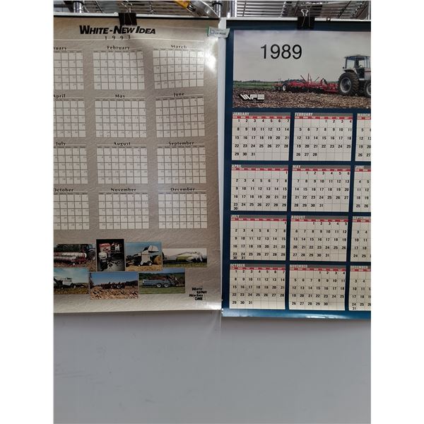 (2) Calendar Farm Posters