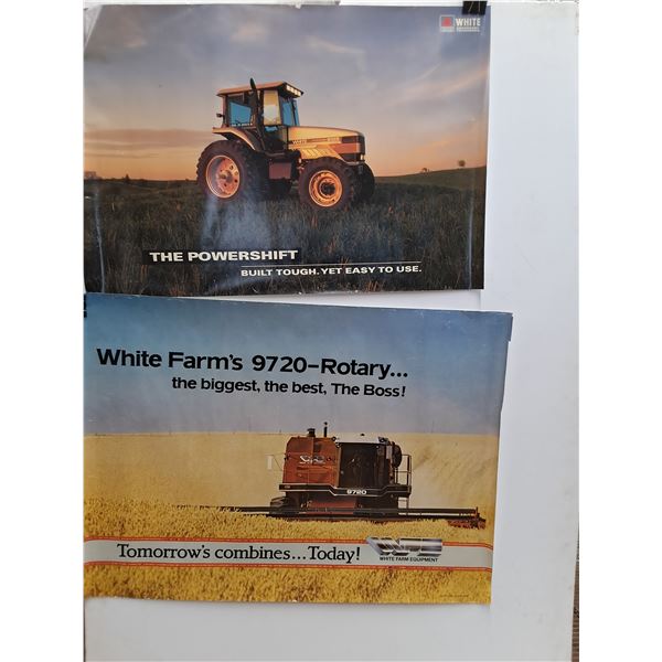 Tractor Poster & White Farm Equipment Poster
