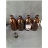 Image 4 : (4) Pilsener Beer Bottles Water Pitcher & Sink Faucet