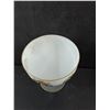 Image 2 : Frosted Glass Compote Dish- 8" x 8.5"