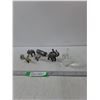 Image 1 : (5) Metal Elephant & Glass Elephant