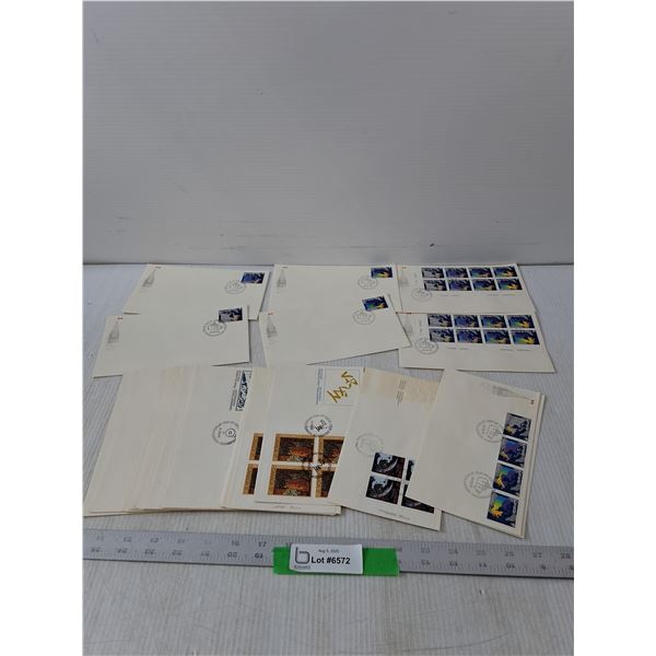 Variety Of Canadian First Day Cover- 7.5" x 4.5"