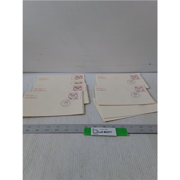 Variety Of Canadian First Day Covers- 7.5" x 4.5"