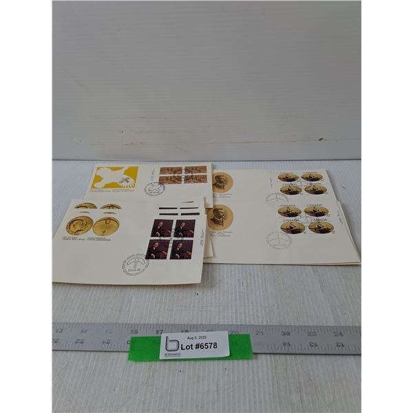 Variety Of Canadian First Day Covers- 7.5" x 4.5"