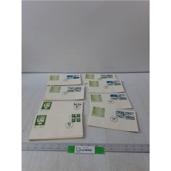 Variety Of Canadian First Day Covers- 7.5" x 4.5"