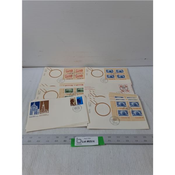 Variety Of Canadian First Day Covers- 7.5" x 4.5"