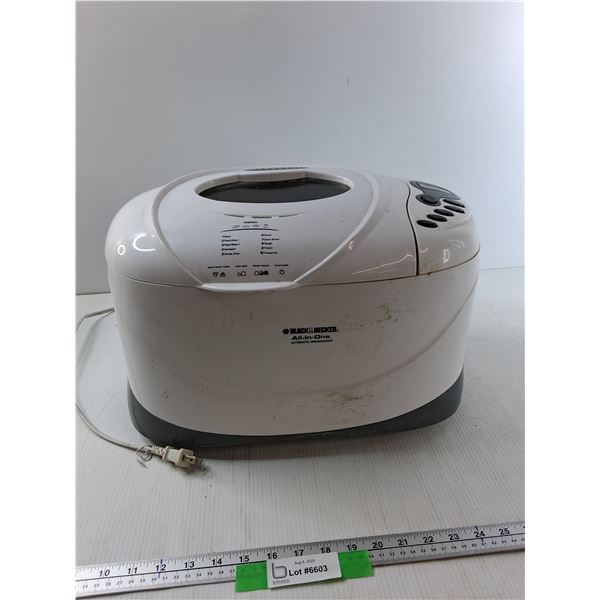 Black&Decker All In One Breadmaker - As Is