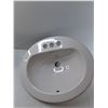 Image 3 : Gerber Oval Self Rim Lavatory - As Is CANNOT SHIP