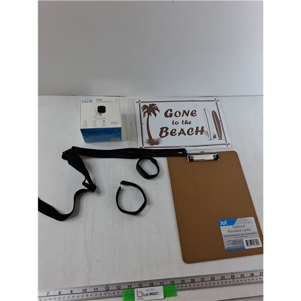 Garmin Heart Rate Monitor, Garmin Fit Watch, Blink Mini - as Is