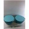 Image 1 : (2) Ten Litre Tupperware Containers - As Is