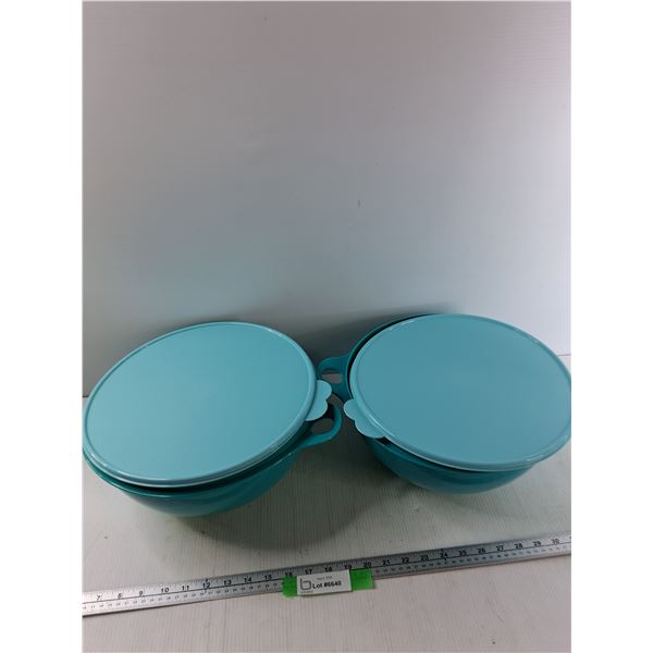 (2) 7.8 Litre Tupperware Containers