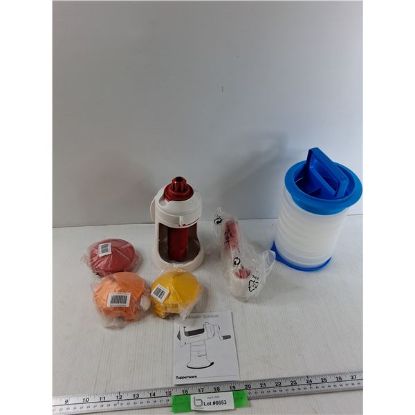 Tupperware Fusion Spiralizer, Tupperware Hamburger Press