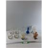 Image 1 : (4) Glasses, (2) Vases, Decanter, Misc
