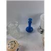 Image 6 : (4) Glasses, (2) Vases, Decanter, Misc