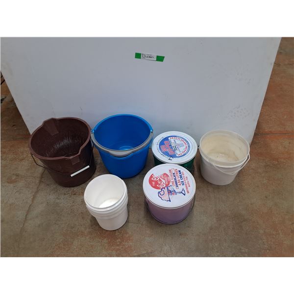Various Plastic Buckets
