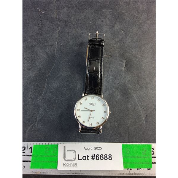 My Wish Quartz Watch with Black Band - Tested