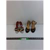 Image 1 : (2)Womans Us Size 7.5 Andrew Geller and Hatale Heels
