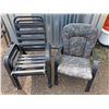 Image 2 : ** (4) Patio Chairs 25" x 25" x 35", Missing Cushions, Cannot Ship