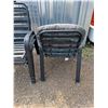 Image 4 : ** (4) Patio Chairs 25" x 25" x 35", Missing Cushions, Cannot Ship