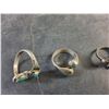 Image 2 : (3) 925 Sterling Silver Rings - Size 5 & Universal - Authenticity Not Guaranteed