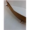 Image 2 : Wooden "Canoe Shaped" Dish - 27" Length