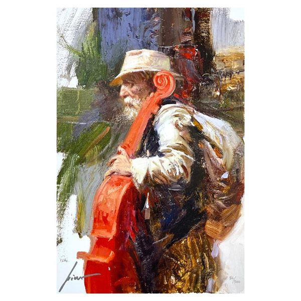 The Red Viola by Pino (1939-2010)