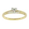 Image 3 : Vintage Retro 14k TT Gold 0.35 ctw Prong Diamond Solitaire Engagement Promise Ri