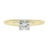 Image 6 : Vintage Retro 14k TT Gold 0.35 ctw Prong Diamond Solitaire Engagement Promise Ri