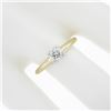 Image 7 : Vintage Retro 14k TT Gold 0.35 ctw Prong Diamond Solitaire Engagement Promise Ri