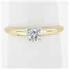 Image 9 : Vintage Retro 14k TT Gold 0.35 ctw Prong Diamond Solitaire Engagement Promise Ri